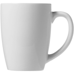 Caneca personalizada para merchandising cor branco vista frontal