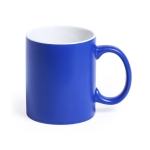 Caneca de cerâmica de alta qualidade colorida de 350ml Magic Colors cor azul primeira vista