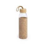 Garrafas de vidro com manga de cortiça e pega 500ml Crystal Cork cor transparente primeira vista