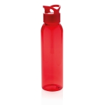 Garrafa de plástico sem BPA anti-vazamentos promocional 650ml Luxe cor vermelho