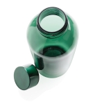 Garrafa personalizável com tampa de metal cor verde-escuro terceira vista