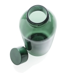 Garrafa personalizável com tampa de metal cor verde-escuro quarta vista