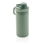 Garrafa desportiva com função térmica e acabamento mate 550ml Power cor verde menta