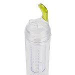 Garrafas com compartimento para fruta ou gelo 500ml Natural Drink cor verde-lima terceira vista