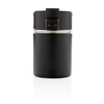 Copos térmicos personalizados com interior de cerâmica 220ml Compact cor preto segunda vista