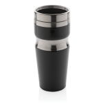 Copos térmicos de aço e plástico com design ergonómico 350ml Contour cor preto