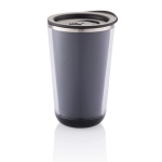 Copos de aço inoxidável térmicos de design moderno 350ml Trendy cor preto