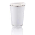 Copos de aço inoxidável térmicos de design moderno 350ml Trendy cor branco