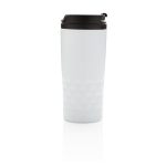 Caneca com função térmica e formato geométrico 300ml Trilliant Colors cor branco segunda vista