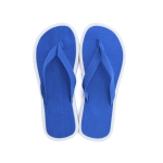 Chinelos com logo bicolor e tiras de nylon, tamanho 4244 Summer Camp cor azul terceira vista