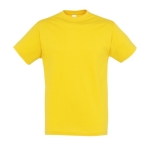 T-shirts promocionais de algodão em várias cores 150 g/m2 SOL'S Regent cor amarelo-escuro