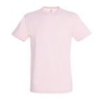 T-shirts promocionais de algodão em várias cores 150 g/m2 SOL'S Regent cor rosa pastel