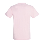 T-shirts promocionais de algodão em várias cores 150 g/m2 SOL'S Regent cor rosa pastel vista traseira