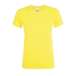 T-shirt barata de algodão em várias cores 150 g/m2 SOL'S Regent cor amarelo sexta vista