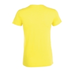 T-shirt barata de algodão em várias cores 150 g/m2 SOL'S Regent cor amarelo vista traseira