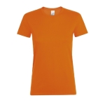 T-shirt barata de algodão em várias cores 150 g/m2 SOL'S Regent cor cor-de-laranja