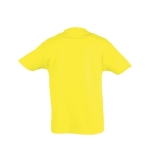 T-shirt para criança, algodão semi-penteado 150 g/m2 SOL'S Regent Kids cor amarelo vista traseira