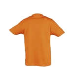 T-shirt para criança, algodão semi-penteado 150 g/m2 SOL'S Regent Kids cor cor-de-laranja vista traseira