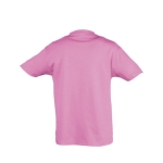 T-shirt para criança, algodão semi-penteado 150 g/m2 SOL'S Regent Kids cor cor-de-rosa vista traseira