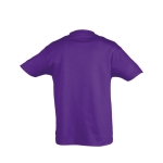 T-shirt para criança, algodão semi-penteado 150 g/m2 SOL'S Regent Kids cor violeta vista traseira