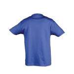 T-shirt para criança, algodão semi-penteado 150 g/m2 SOL'S Regent Kids cor azul real vista traseira