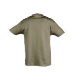 T-shirt para criança, algodão semi-penteado 150 g/m2 SOL'S Regent Kids cor verde militar vista traseira