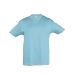 T-shirt para criança, algodão semi-penteado 150 g/m2 SOL'S Regent Kids cor azul-claro