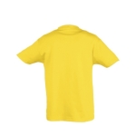 T-shirt para criança, algodão semi-penteado 150 g/m2 SOL'S Regent Kids cor amarelo-escuro vista traseira