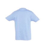 T-shirt para criança, algodão semi-penteado 150 g/m2 SOL'S Regent Kids cor azul pastel vista traseira