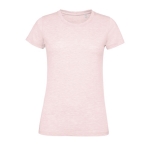 T-shirts de mulher ajustado de algodão 150 g/m2 SOL'S Regent Fit cor cor-de-rosa claro