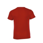 T-shirt barata para crianças em algodão 150 g/m2 SOL'S Regent cor vermelho vista traseira