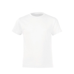 T-shirt barata para crianças em algodão 150 g/m2 SOL'S Regent cor branco nona vista