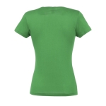 T-shirts para mulher em algodão semi-penteado 150 g/m2 SOL'S Miss cor verde vista traseira