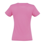 T-shirts para mulher em algodão semi-penteado 150 g/m2 SOL'S Miss cor cor-de-rosa vista traseira