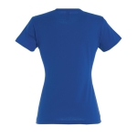 T-shirts para mulher em algodão semi-penteado 150 g/m2 SOL'S Miss cor azul real vista traseira