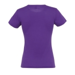 T-shirts para mulher em algodão semi-penteado 150 g/m2 SOL'S Miss vista traseira