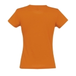 T-shirts para mulher em algodão semi-penteado 150 g/m2 SOL'S Miss vista traseira