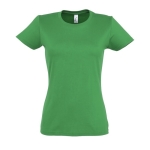 T-shirt para mulher em várias cores, algodão 190 g/m2 SOL'S Imperial cor verde oitava vista