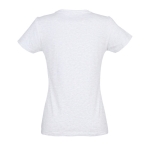 T-shirt para mulher em várias cores, algodão 190 g/m2 SOL'S Imperial cor cinzento-claro mesclado vista lateral