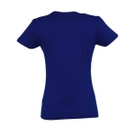 T-shirt para mulher em várias cores, algodão 190 g/m2 SOL'S Imperial cor azul ultramarino vista lateral