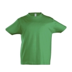 T-shirt infantil em algodão semi-penteado 190 g/m2 SOL'S Imperial cor verde oitava vista