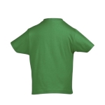 T-shirt infantil em algodão semi-penteado 190 g/m2 SOL'S Imperial cor verde vista traseira