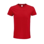 T-shirt unisexo em algodão orgânico suave 140 g/m2 SOL'S Epic cor vermelho quinta vista