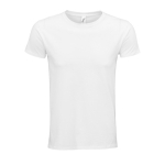 T-shirt unisexo em algodão orgânico suave 140 g/m2 SOL'S Epic cor branco nona vista