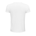 T-shirt unisexo em algodão orgânico suave 140 g/m2 SOL'S Epic cor branco vista traseira