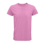 T-shirt ecológica para brindes corporativos cor cor-de-rosa