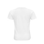 T-shirt para criança em algodão orgânico suave 150 g/m2 SOL'S Crusader cor branco vista traseira