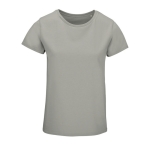 T-shirt eco de mulher em materiais orgânicos cor bege