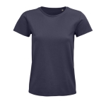 T-shirt eco para mulher em algodão orgânico 175 g/m2 SOL'S Pioneer cor titânio