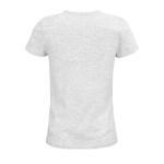 T-shirt eco de mulher em materiais orgânicos vista traseira